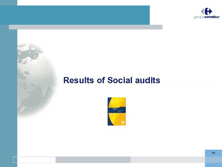 Results of Social audits 50 