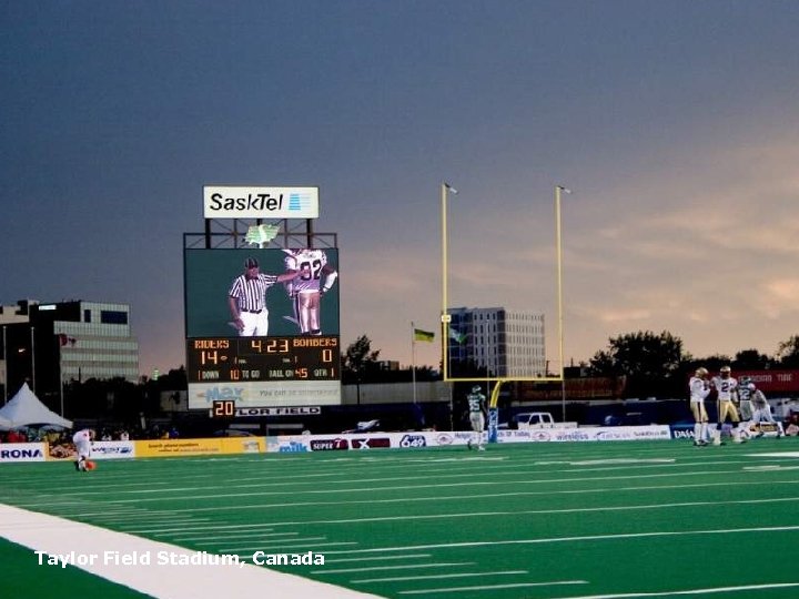 Page 14 Taylor Field Stadium, Canada 