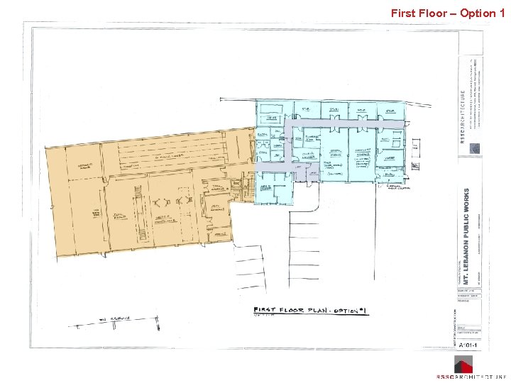 First Floor – Option 1 