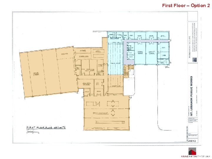 First Floor – Option 2 Cranberry Township Public Works Garage 