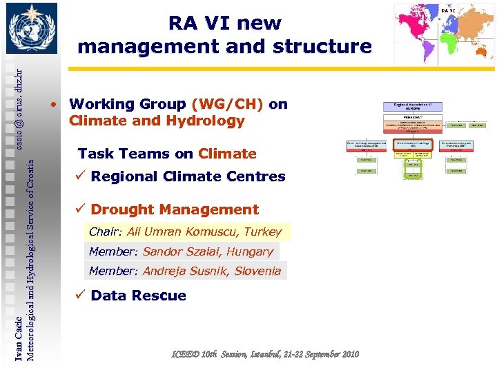 Ivan Cacic cacic @ cirus. dhz. hr Meteorological and Hydrological Service of Croatia RA