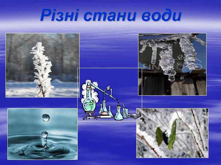 Різні стани води 