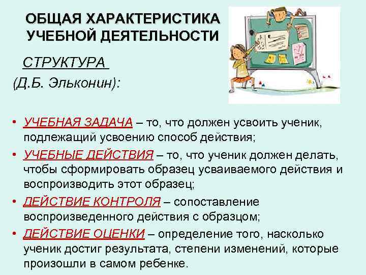 Основные характеристики деятельности