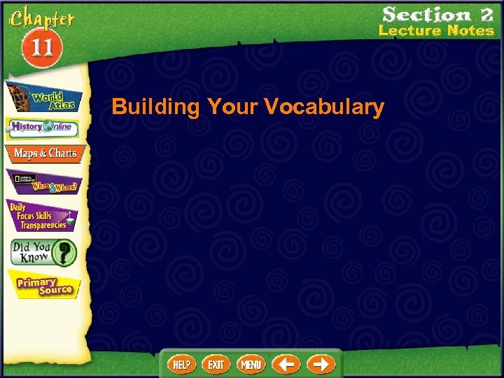 Building Your Vocabulary 