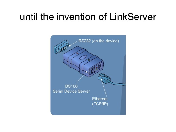 until the invention of Link. Server 