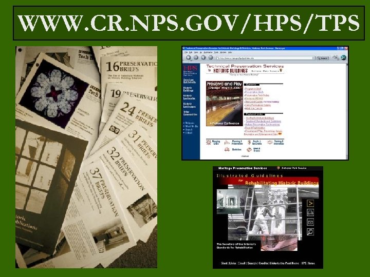 WWW. CR. NPS. GOV/HPS/TPS 