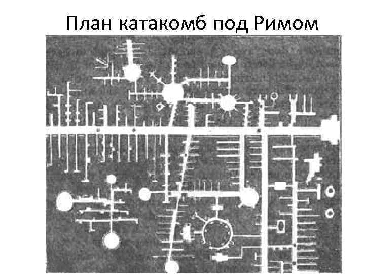 План катакомб под Римом 