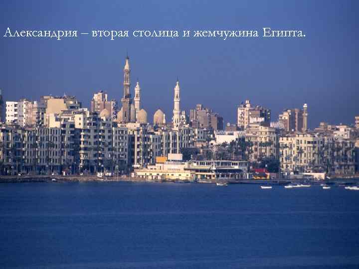 Александрия – вторая столица и жемчужина Египта. Александрия – жемчужина и вторая столица Египта.