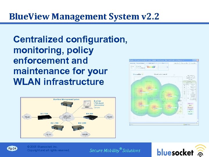 Blue. View Management System v 2. 2 Centralized configuration, monitoring, policy enforcement and maintenance