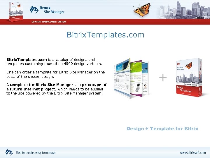 Bitrix. Templates. com is a catalog of designs and templates containing more than 4500