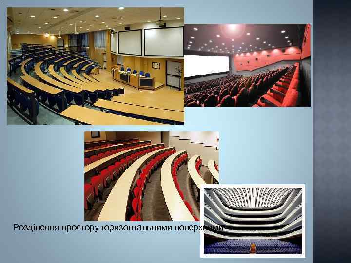 Розділення простору горизонтальними поверхнями 