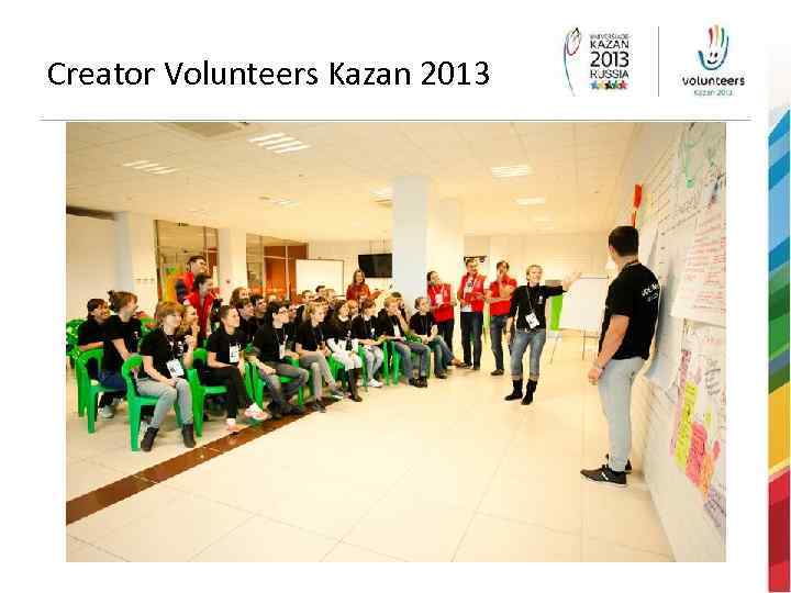 Creator Volunteers Kazan 2013 