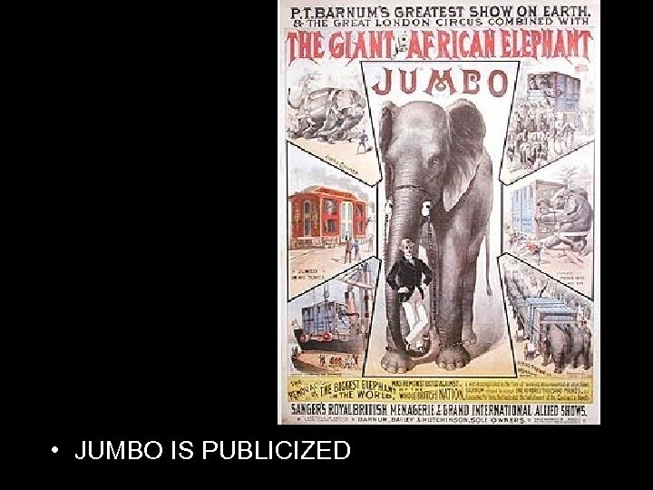  • JUMBO IS PUBLICIZED 