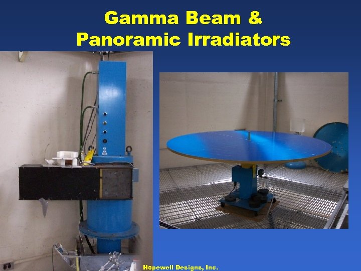 Gamma Beam & Panoramic Irradiators Hopewell Designs, Inc. 