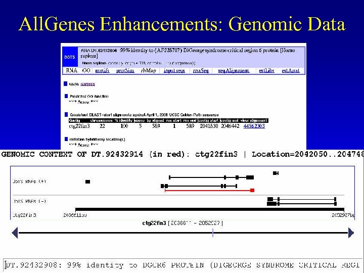 All. Genes Enhancements: Genomic Data 