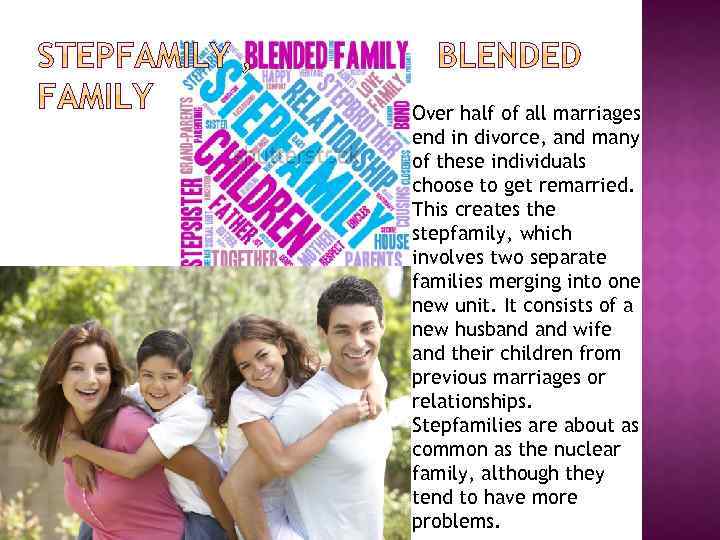 Over half of all marriages end in divorce, and many of these individuals choose