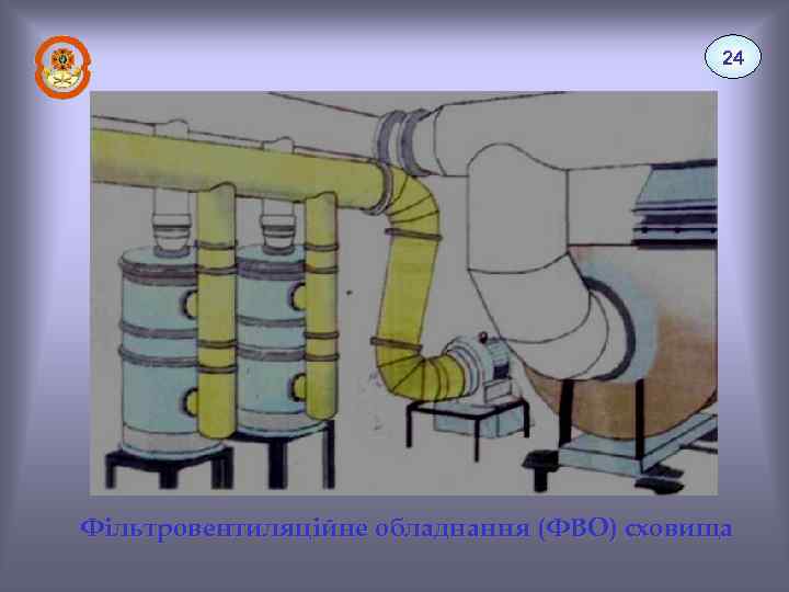 24 Фільтровентиляційне обладнання (ФВО) сховища 