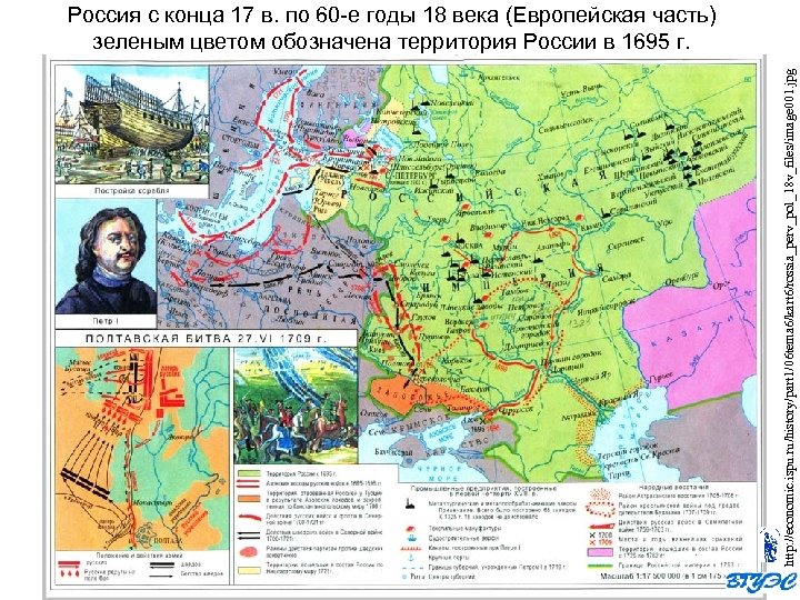 http: //economic. ispu. ru/history/part 1/06 tema 6/kart 6/rossia_perv_pol_18 v_files/image 001. jpg Россия с конца