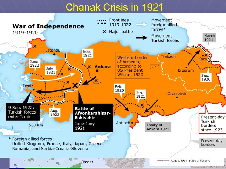 Chanak Crisis in 1921 