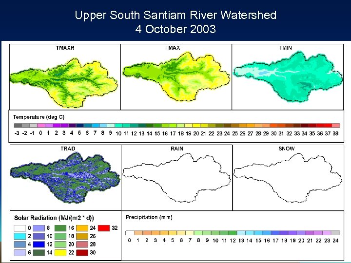 Upper South Santiam River Watershed 4 October 2003 