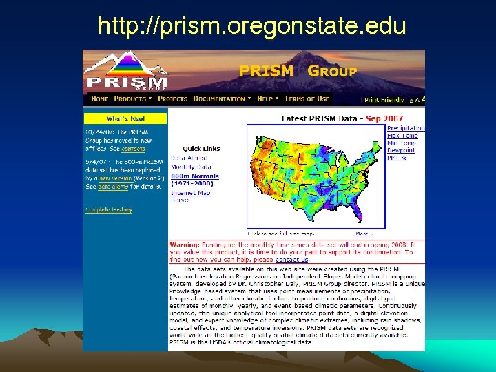 http: //prism. oregonstate. edu 