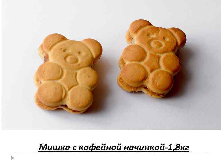 Мишка с кофейной начинкой-1, 8 кг 