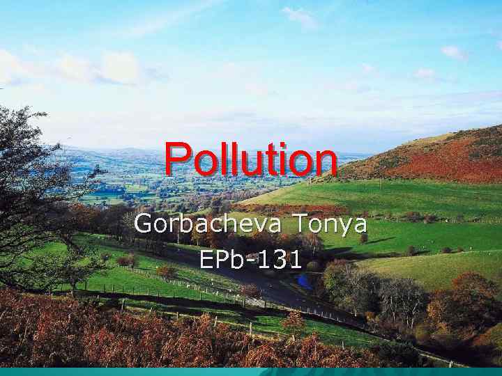 Pollution Gorbacheva Tonya EPb-131 