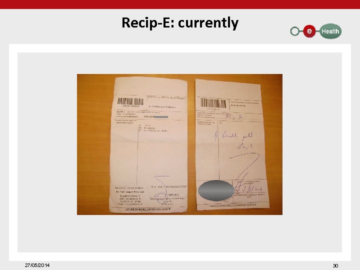 Recip-E: currently 27/05/2014 30 