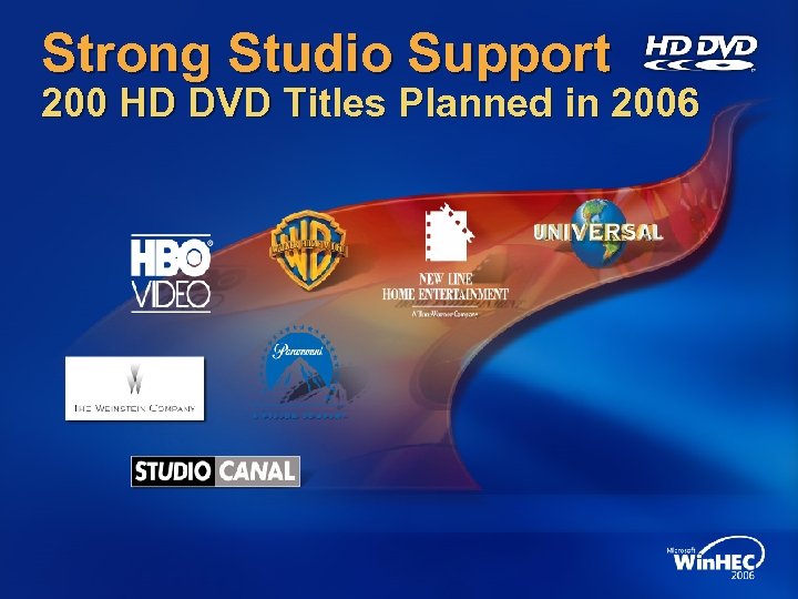 Strong Studio Support 200 HD DVD Titles Planned in 2006 