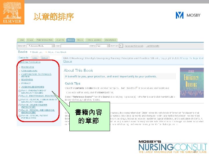 以章節排序 書籍內容 的章節 25 