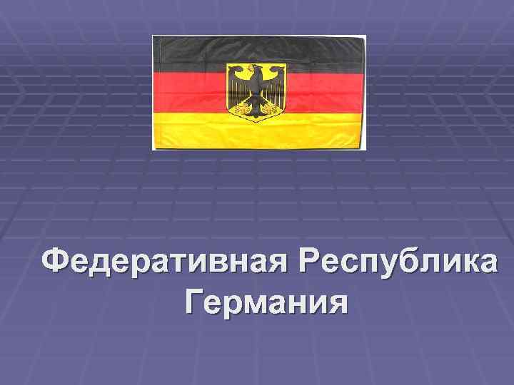 Немецкие данные. Федеративная Республика Германия. Республики ФРГ. ФРГ презентация. Федеральная Республика Германия презентация.