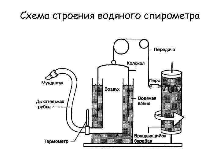 Структурная схема спирометра