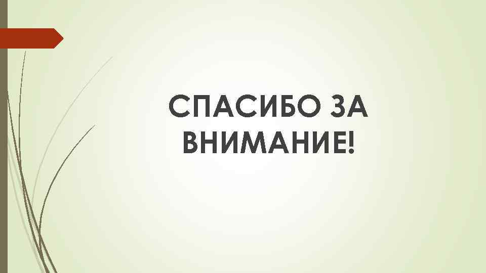 СПАСИБО ЗА ВНИМАНИЕ! 