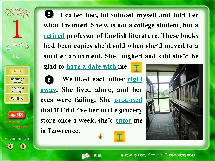 I called her, introduced myself and told her what I wanted. She was not