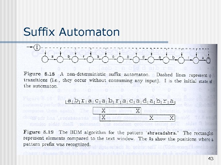 Suffix Automaton 43 