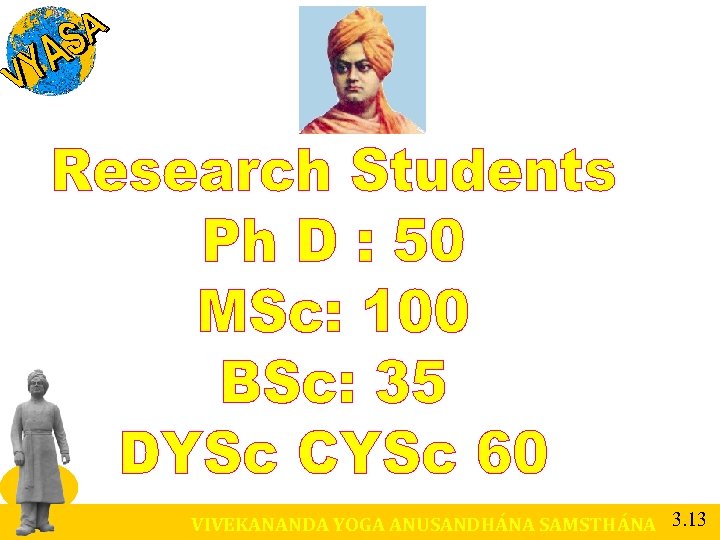 VIVEKANANDA YOGA ANUSANDHÁNA SAMSTHÁNA 3. 13 