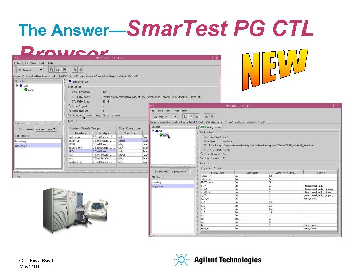 The Answer—Smar. Test Browser CTL Press Event May 2003 PG CTL 