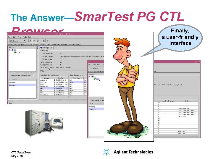 The Answer—Smar. Test Browser CTL Press Event May 2003 PG CTL Finally, a user-friendly