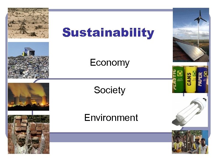 Sustainability Economy Society Environment 