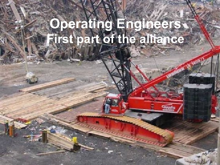 Operating Engineers First part of the alliance IUOE National Training Fund National HAZMAT Program