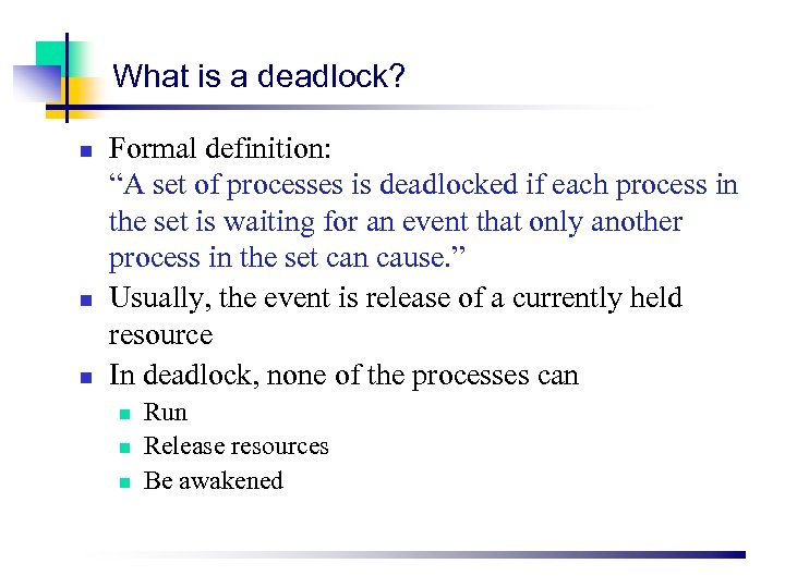 deadlock definition politics