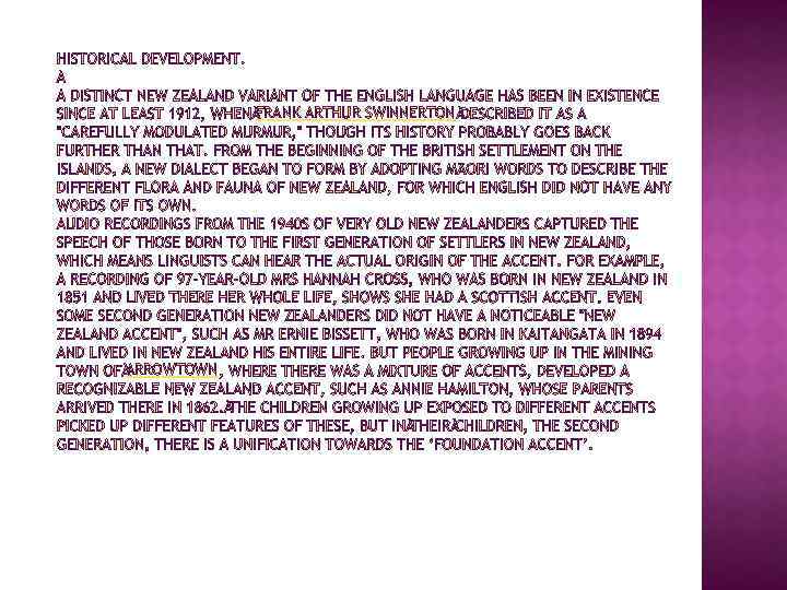 FRANK ARTHUR SWINNERTON ARROWTOWN 