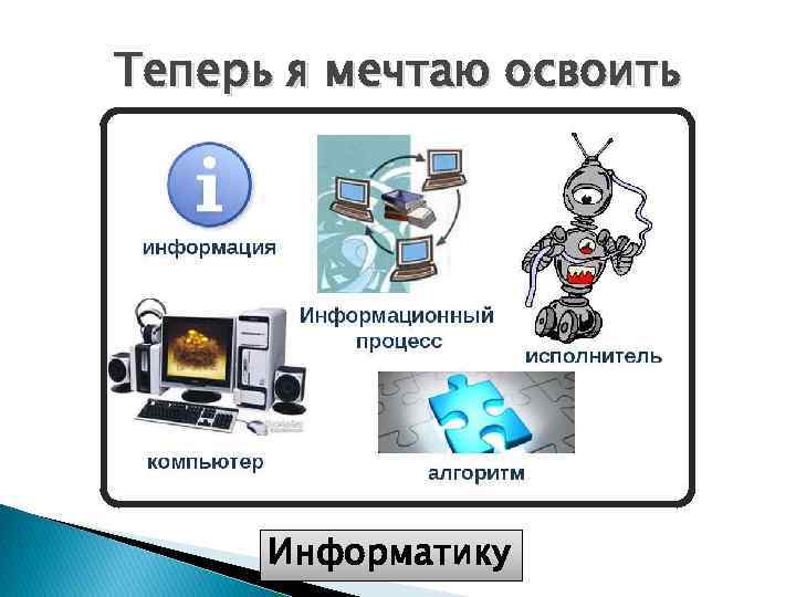 Теперь я мечтаю освоить Информатику 