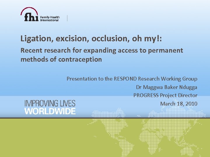 Ligation, excision, occlusion, oh my!: Recent research for expanding access to permanent methods of