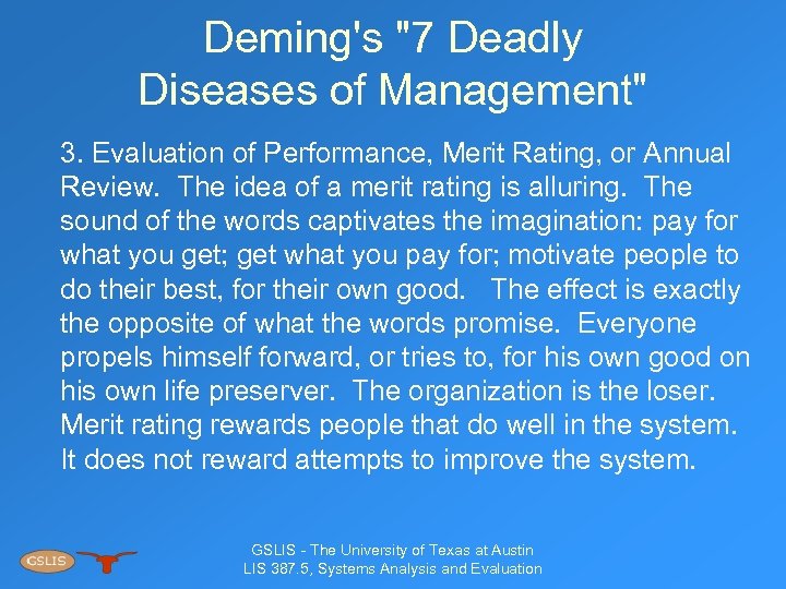 Deming's 