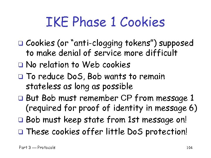 IKE Phase 1 Cookies (or “anti-clogging tokens”) supposed to make denial of service more