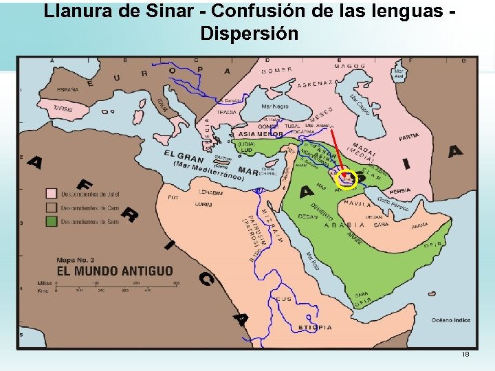 Llanura de Sinar - Confusión de las lenguas Dispersión 18 