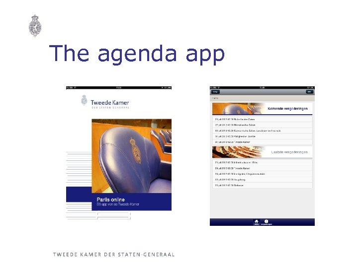 The agenda app 