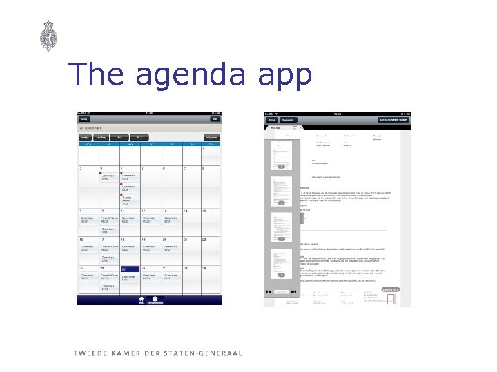 The agenda app 
