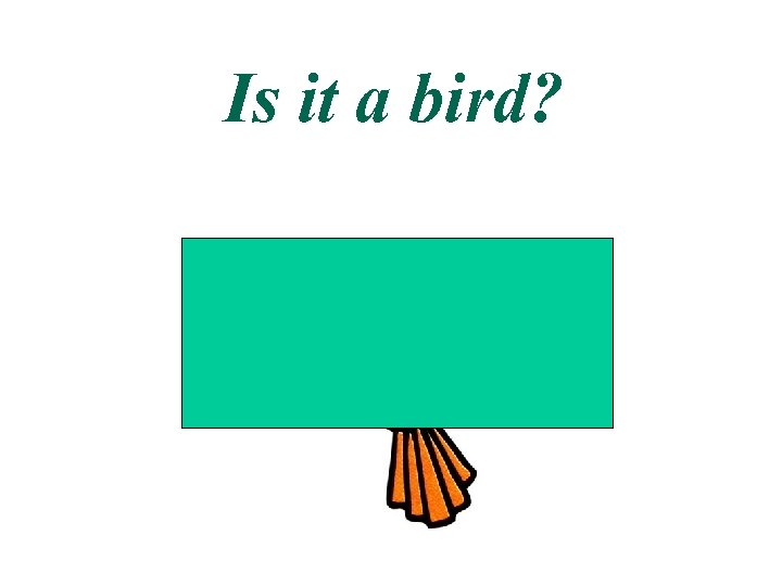 Is it a bird? 